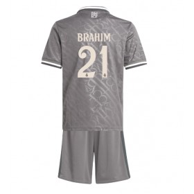 Real Madrid Brahim Diaz #21 Tredje Kläder Barn 2024-25 Kortärmad (+ Korta byxor)